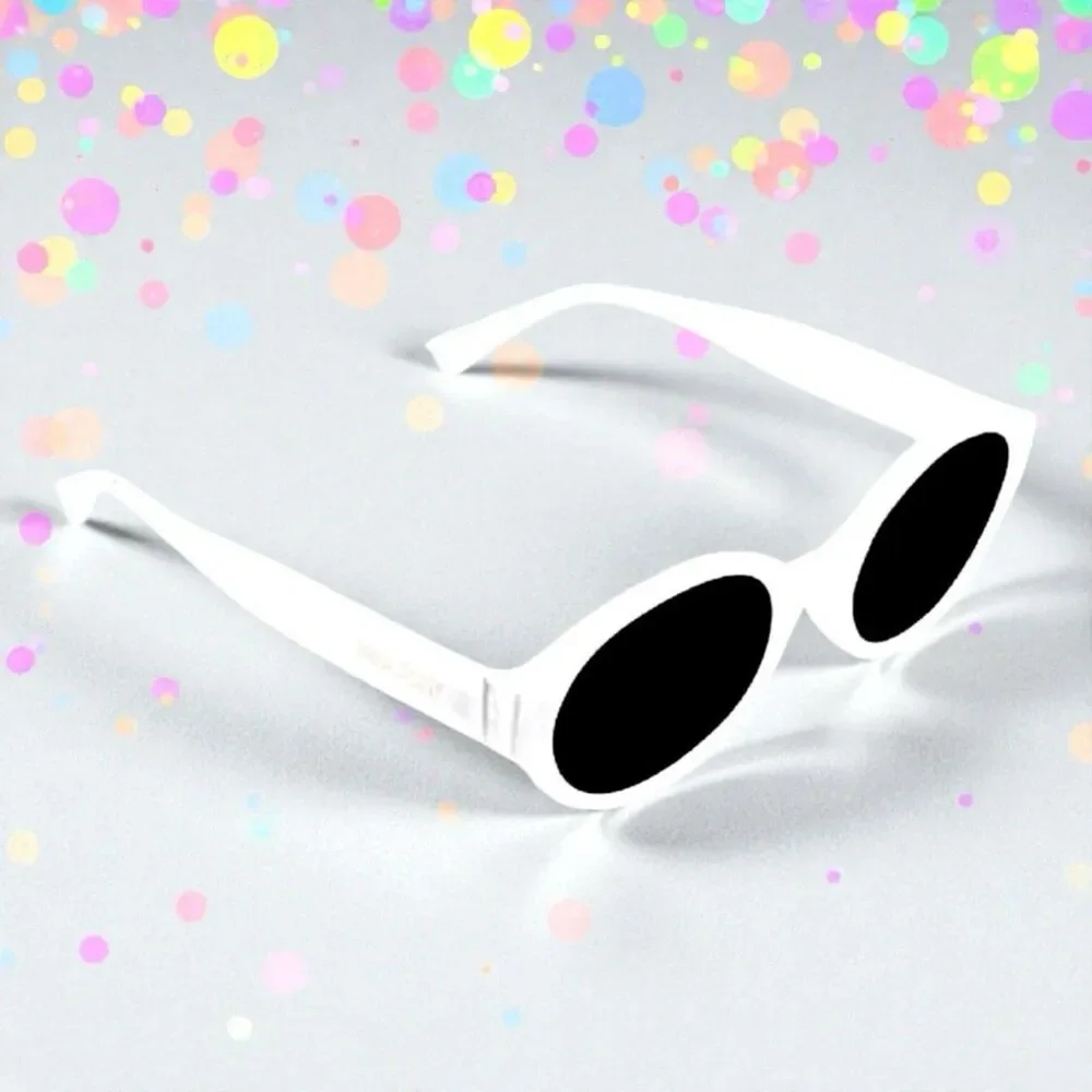Nectar Sunglasses Atypical in White With Black Lens New with Tags